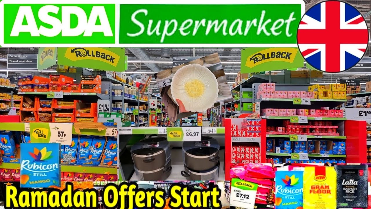 Shopping IN Asda | Mega  Ramadan Offers At Asda  Store 2025 | LONDON GROCERY SHOPPING TOUR