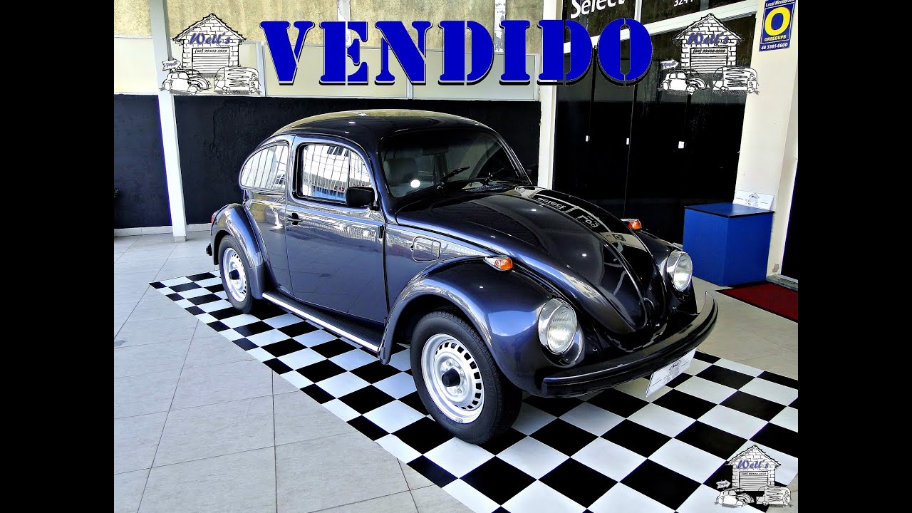 Fusca 1996 Cinza Stone - Vendido para São Paulo - SP