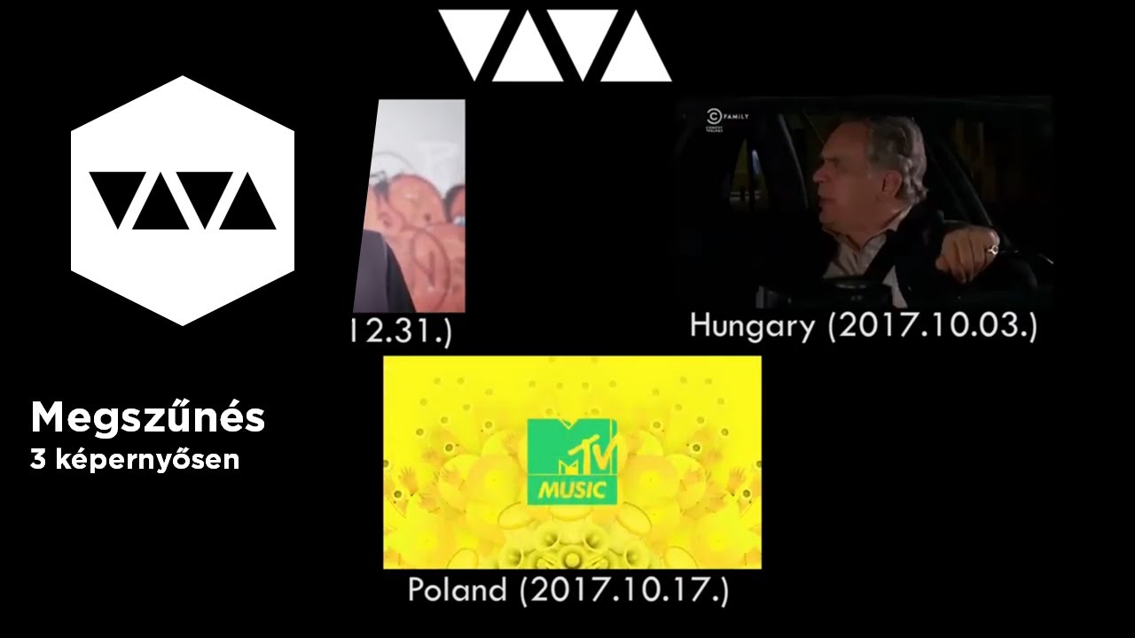 VIVA (Germany/Hungary/Poland) megszűnése 3 képernyősen