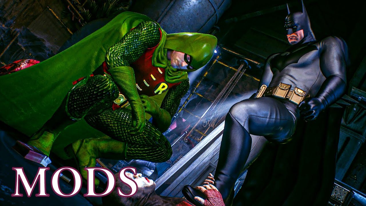 Updated Alex Ross Duo Batman V1.2 & Robin Ain't Got Rusty Yet |Arkham Knight Mods