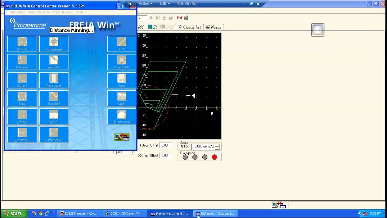 7SA522 testing with RIO file