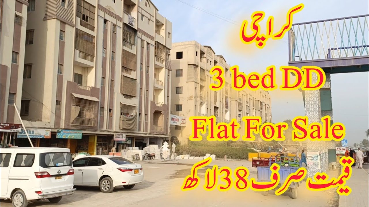 Flat for sale in Karachi | Apartment 3 Bad DD