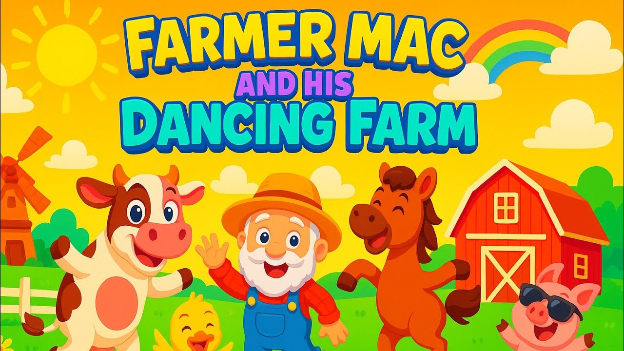 Farmer Dodo's Animal Dance Party | Fun Farm Song for Kids | Dancing Animals Rhyme