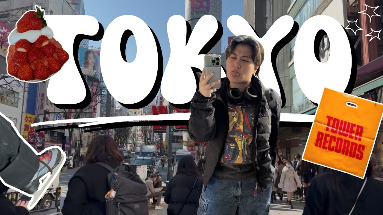 a simple life in tokyo🌱(thrifting, vinyl, shopping haul, ice skating)