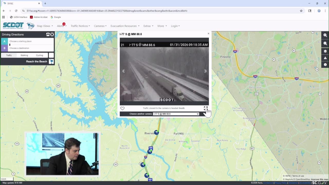 Winter Weather Update - 9:00 AM - January 31, 2026