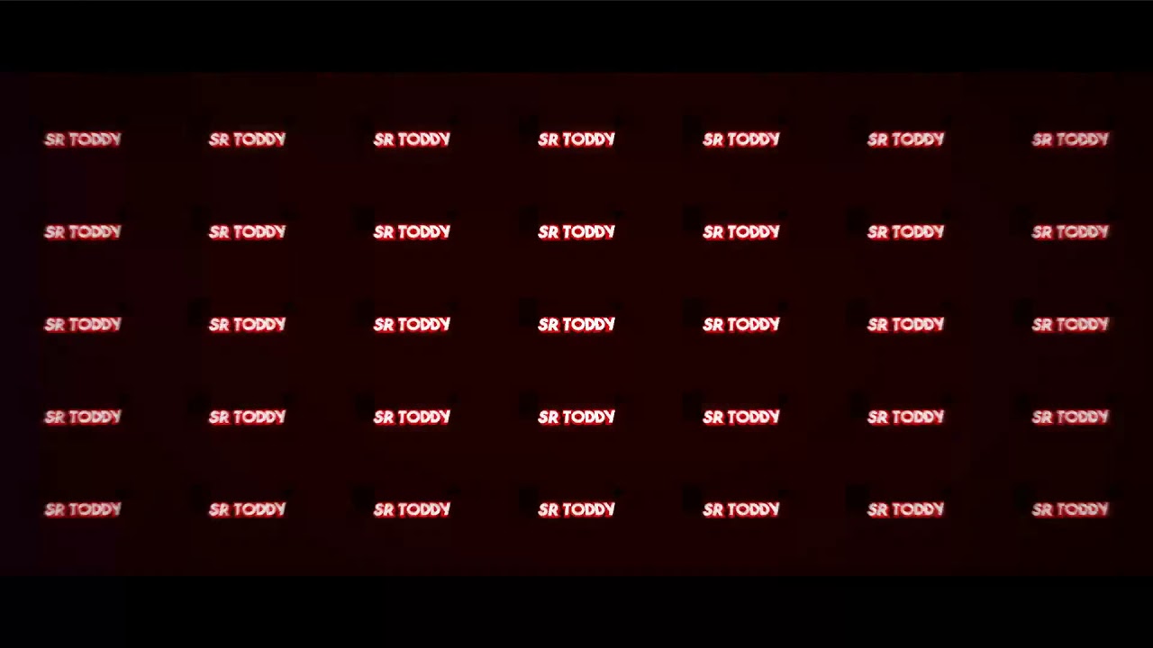 Intro novas do canal/SrToddy