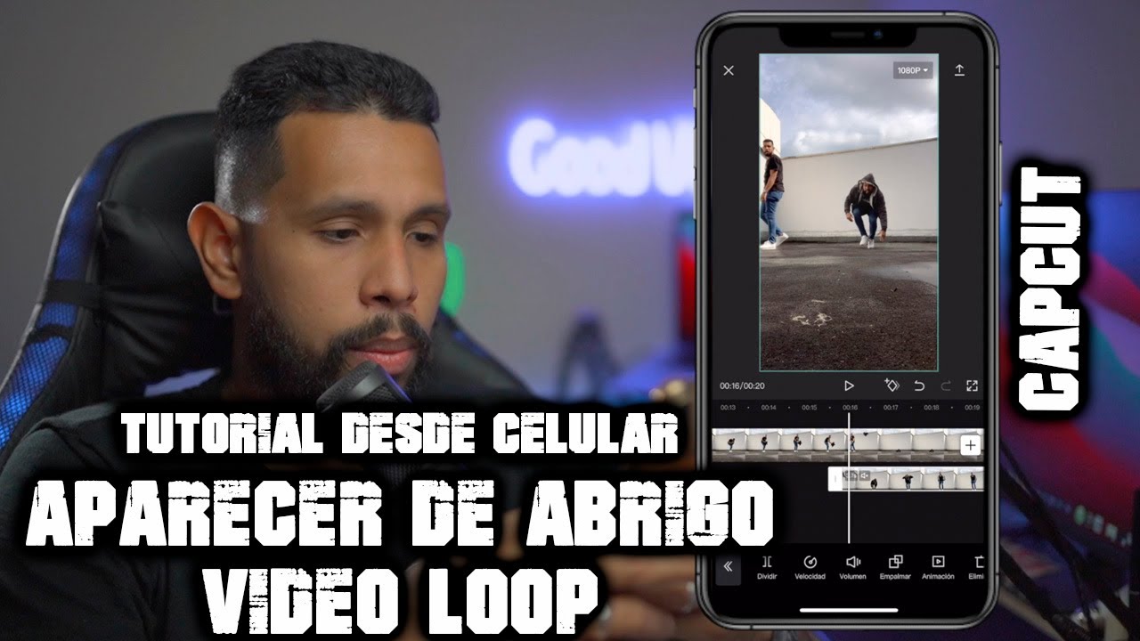 TUTORIAL aparecer de un abrigo video LOOP Editado en celular con CAPCUT