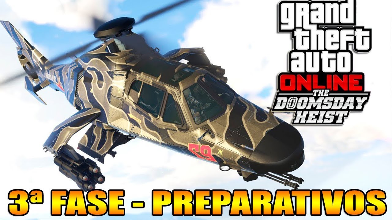 GTA V Online : Doomsday Heist | Ep.3 | ROUBO DO AKULA COMANCHE