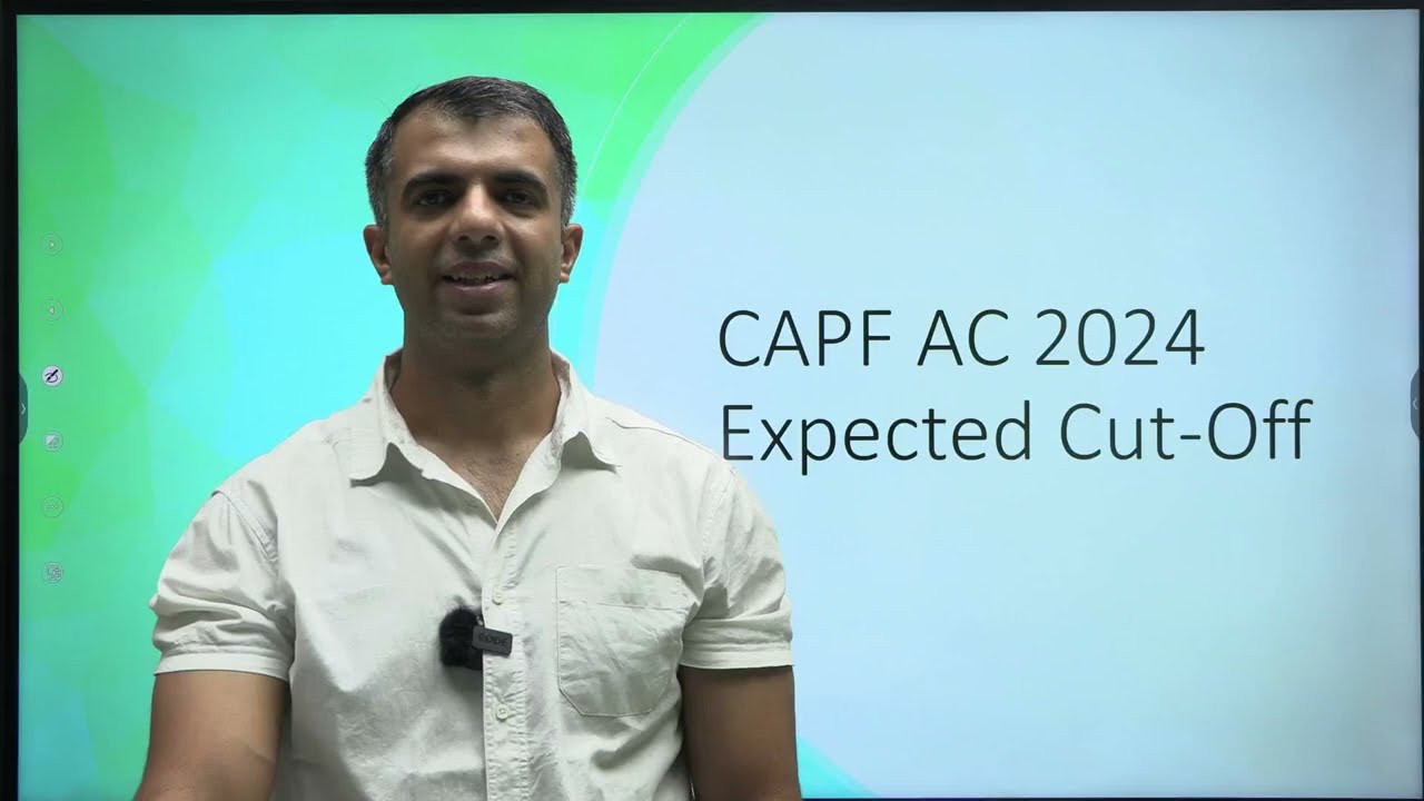 CAPF AC 2024 | CAPF AC 2024 Expected Cut off? | CAPF Previous years Cut Off I Exam Difficulty level