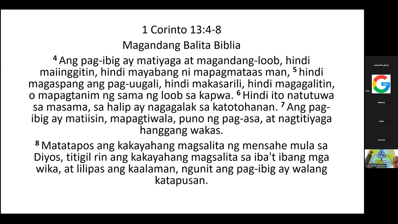 LOVE UNCONDITIONAL by Pastor Bernie Mallari | PWDF