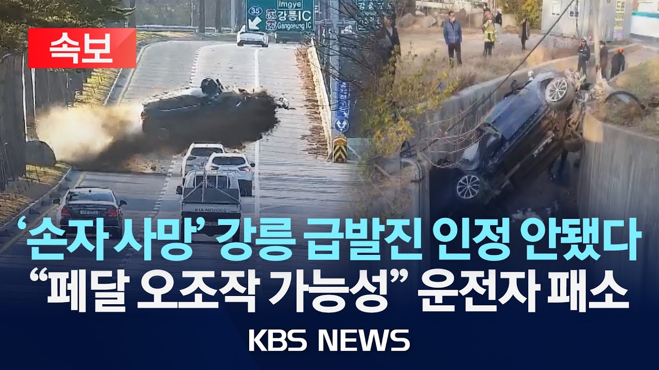 [속보] '손자 사망' 강릉 급발진 의심 사고 운전자 할머니 패소...법원 
