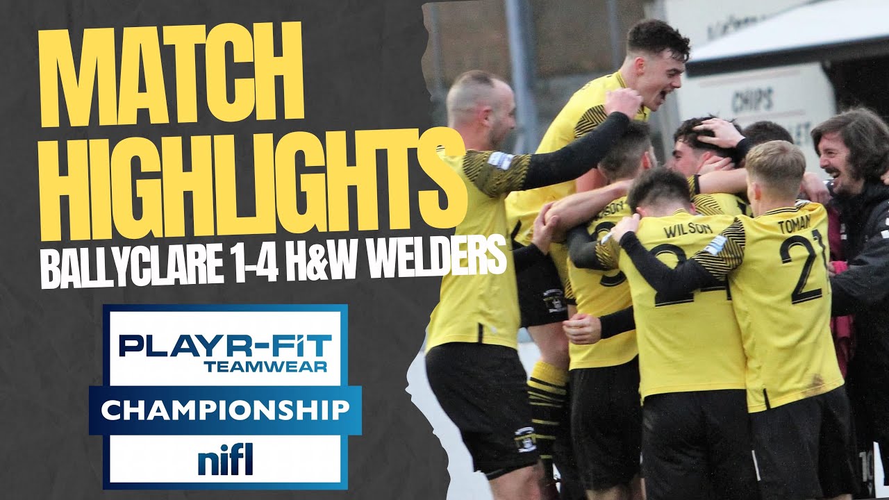 MATCH HIGHLIGHTS| Ballyclare vs H&W Welders, January 1st 2024.