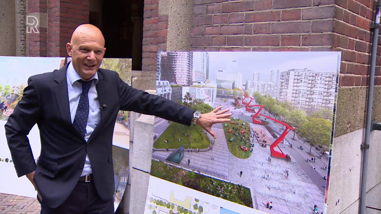 Dit is hoe het Hofplein en de Westblaak er mogelijk uit gaan zien over tien jaar