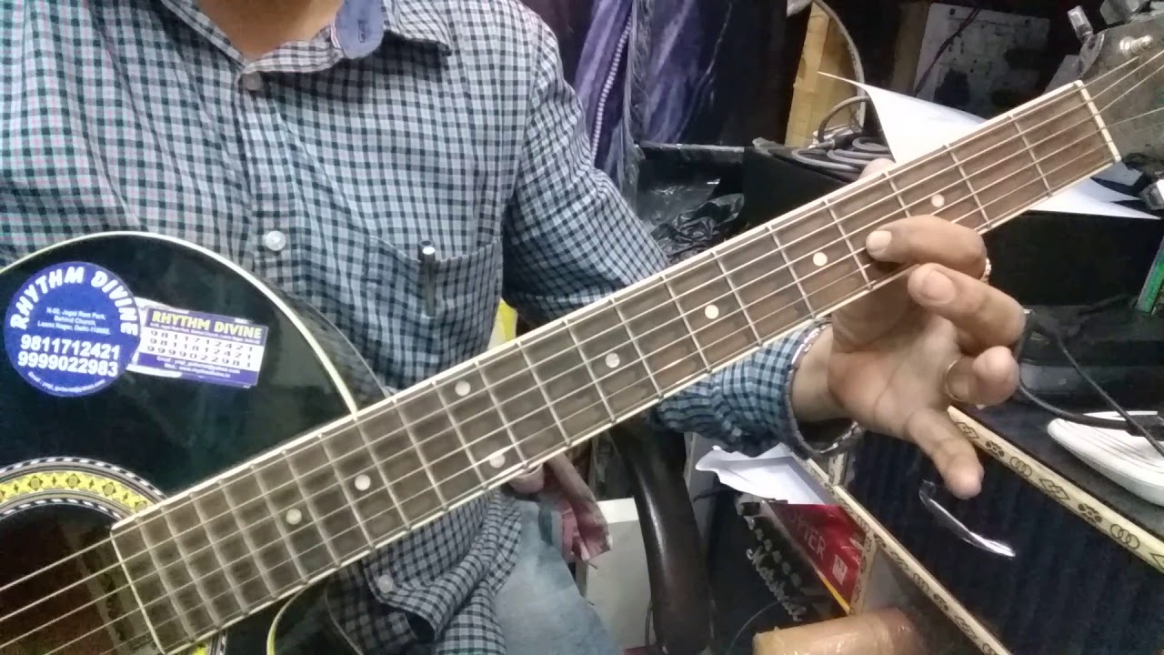 To Chalu Guitar Tab Lesson.|| Guitar Chords+ Solo || Border ||