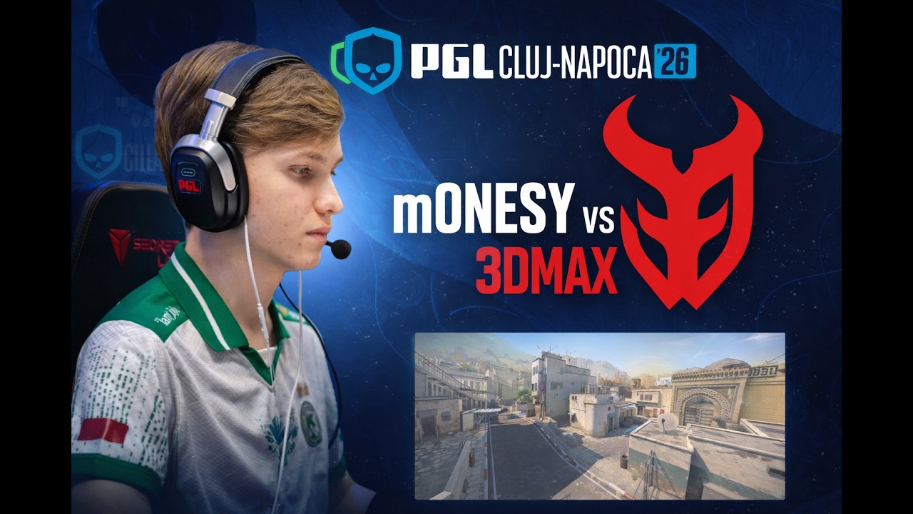 m0NESY vs 3DMAX (PGL Cluj-Napoca 26) de_dust2