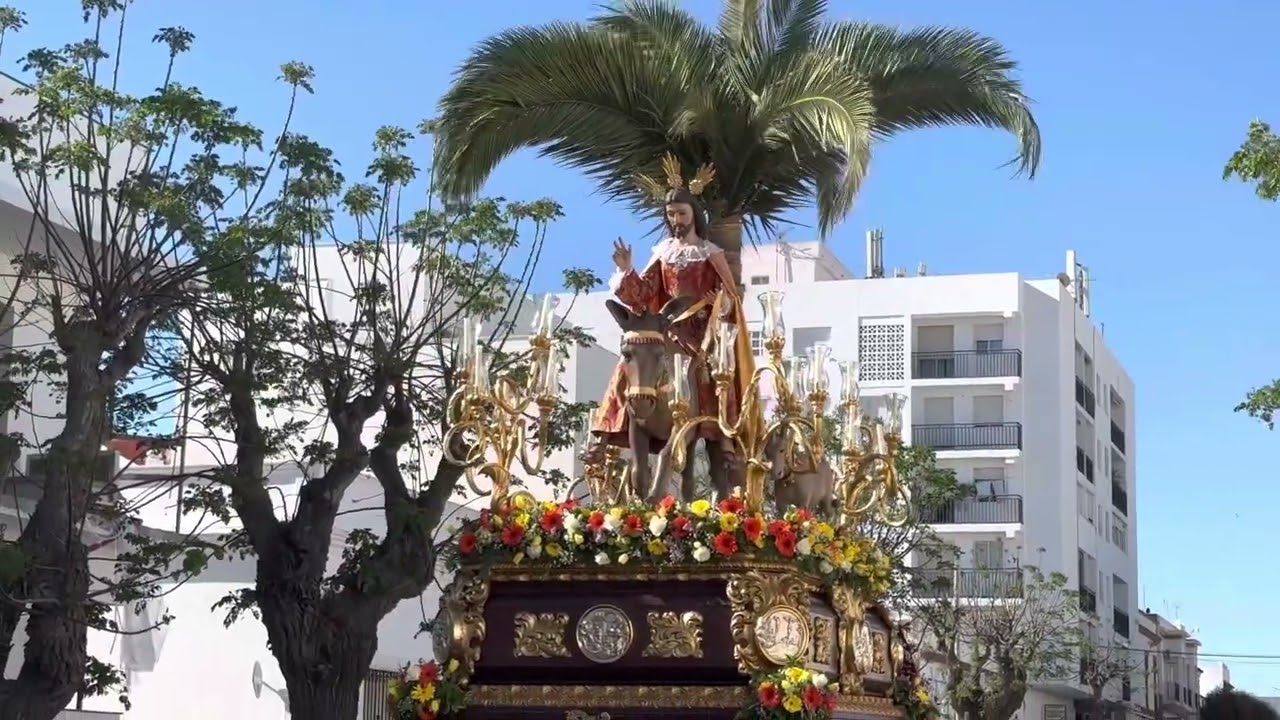 Borriquita de barbate 2023 con A.M. Cristo de la Buena Muerte(Paterna) Avda Rio Barbate