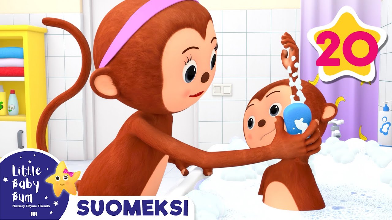 Kylpylaulu | Little Baby Bum suomeksi &ndash; Lastenlaulut