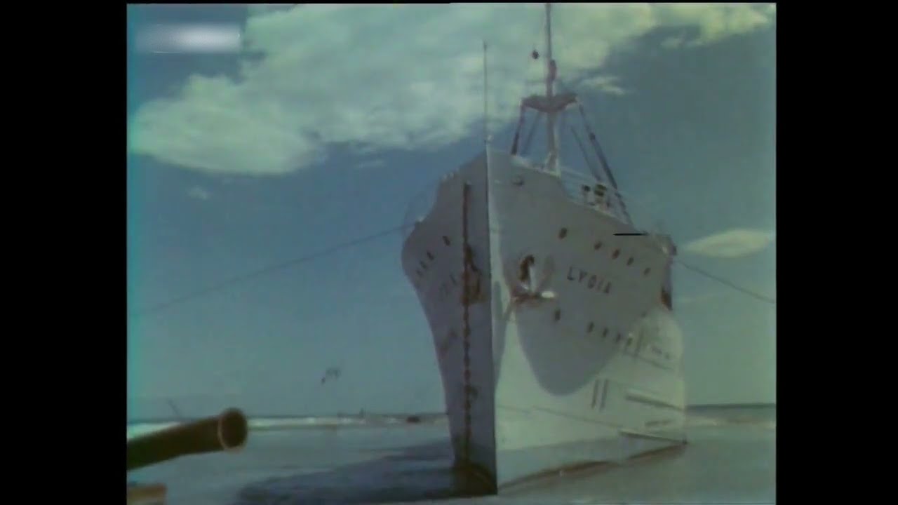 Ensablement du Paquebot LE LYDIA à PORT-BARCARES en 1969