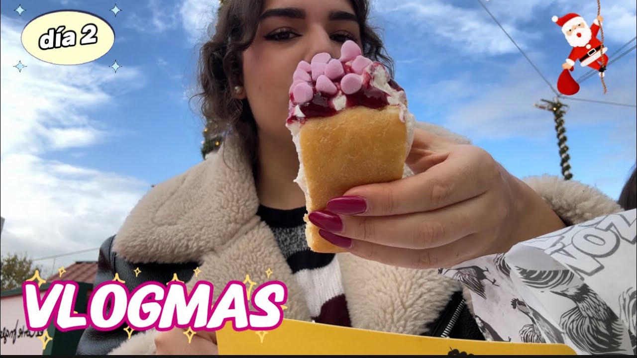 ASMR VLOGMAS 2 | Mucha comida y Mercadillo Navideño 🎄