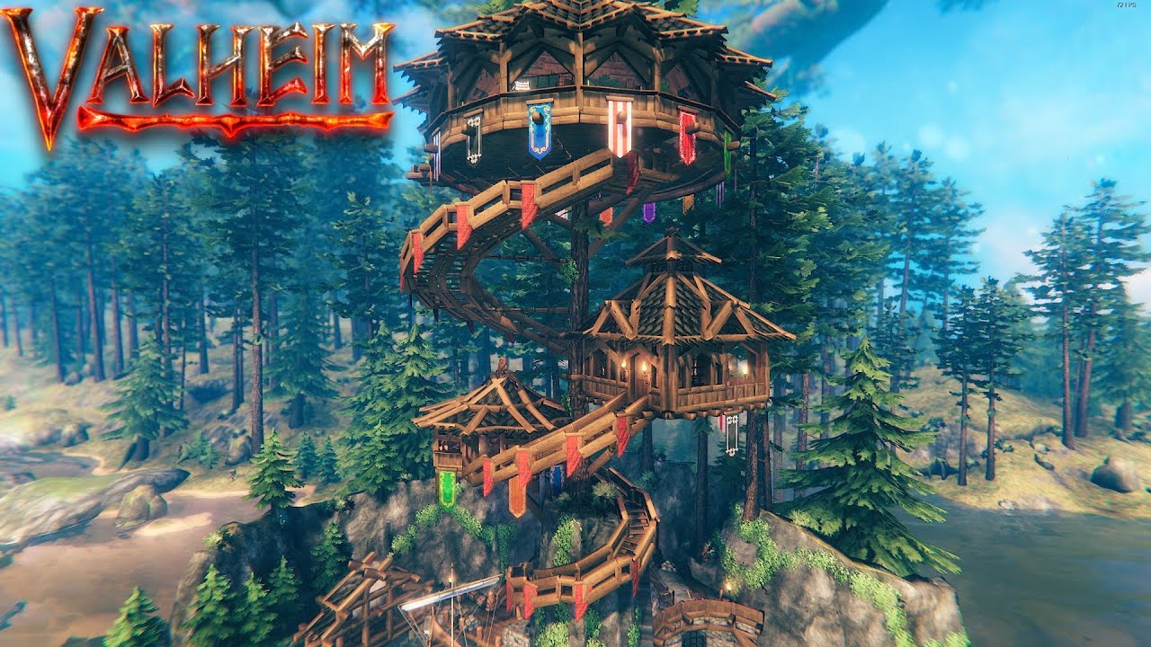 Valheim - The Unbreakable Tree House Outpost