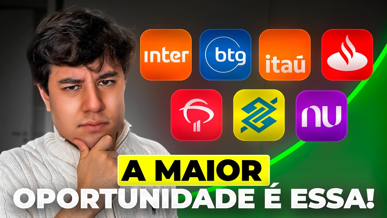 QUAL A MELHOR A&Ccedil;&Atilde;O DE BANCO PARA INVESTIR EM 2026? Ita&uacute;, Bradesco, Banco do Brasil, Nubank?