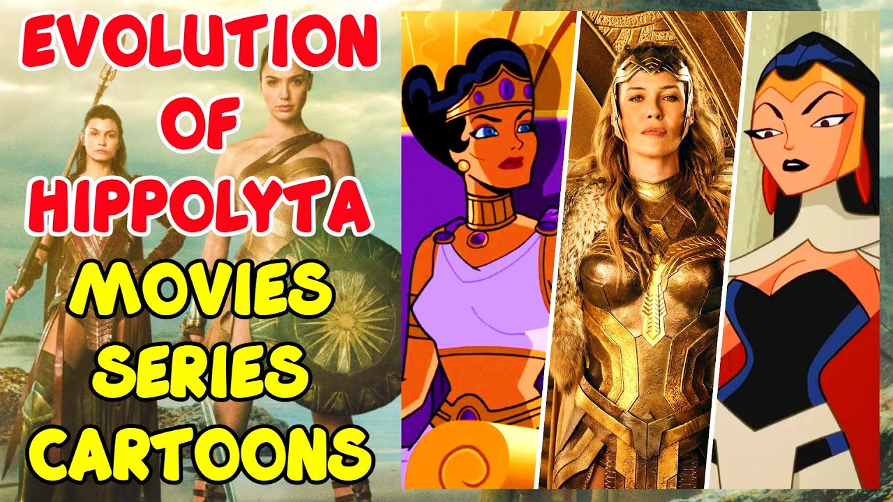 EVOLUTION of QUEEN HIPPOLYTA In Movies, Series, and Cartoons (1974-2022)