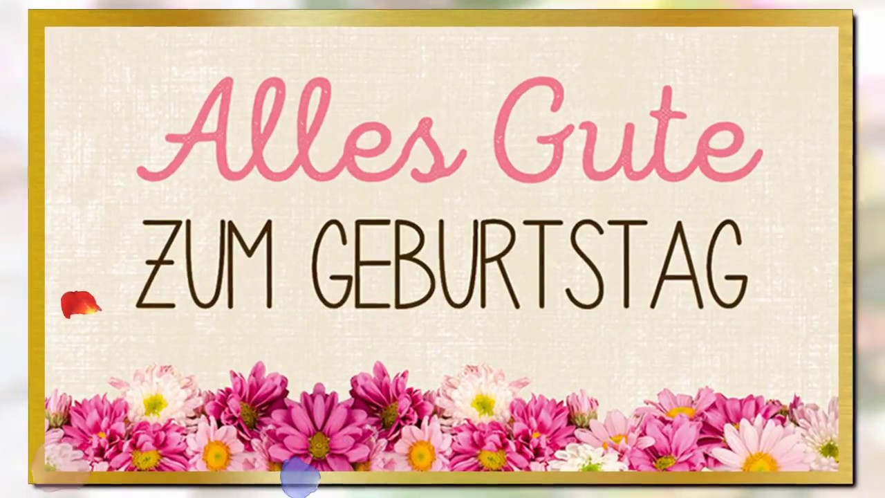 Happy Birthday (German Version)