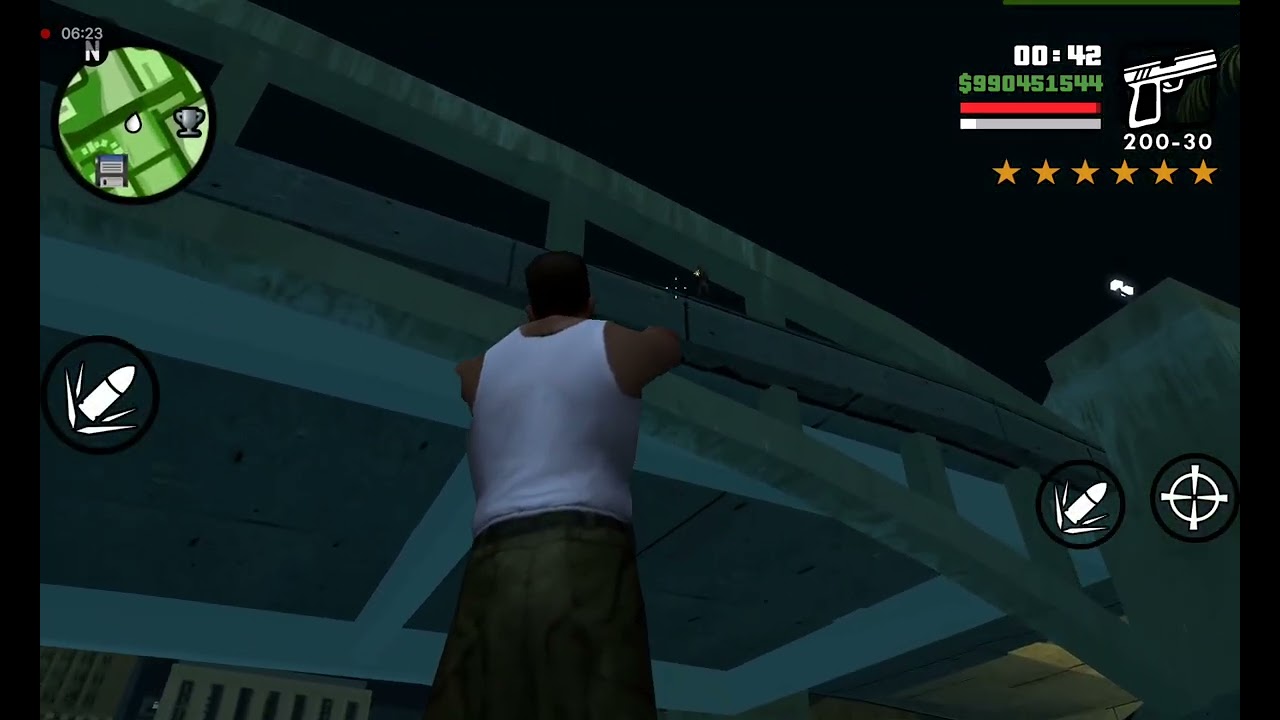 GTA San Andreas Mobile - Police Los Santos + Six Star Escape 10