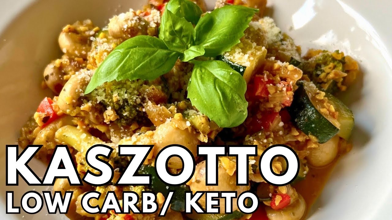 KASZOTTO Z WARZYWAMI | Pyszny przepis na obiad w wersji Keto i Low Carb
