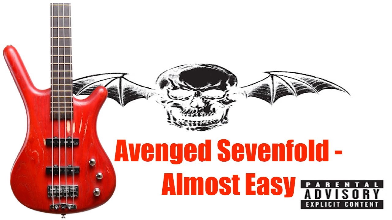 Avenged Sevenfold - Almost Easy (Bass Riff + Lesson)