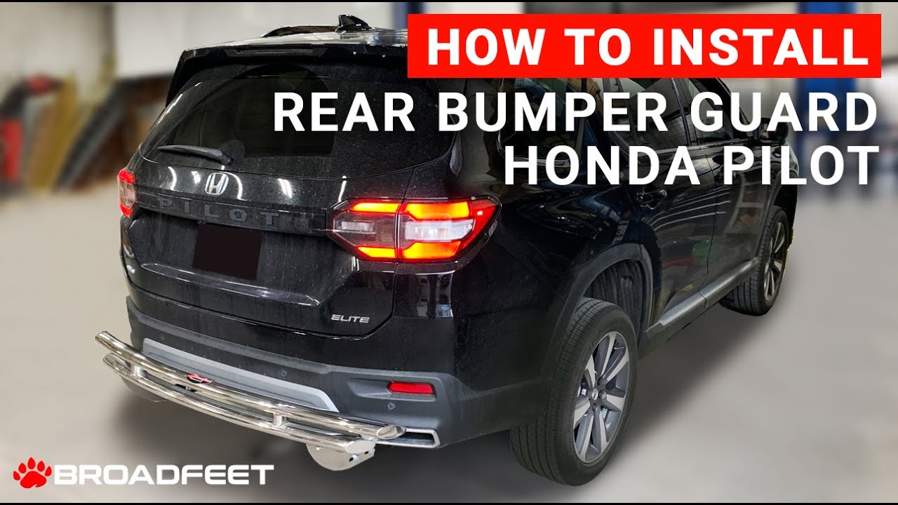 *All New Body* 2023 Honda Pilot Broadfeet&reg; Rear Bumper Guard