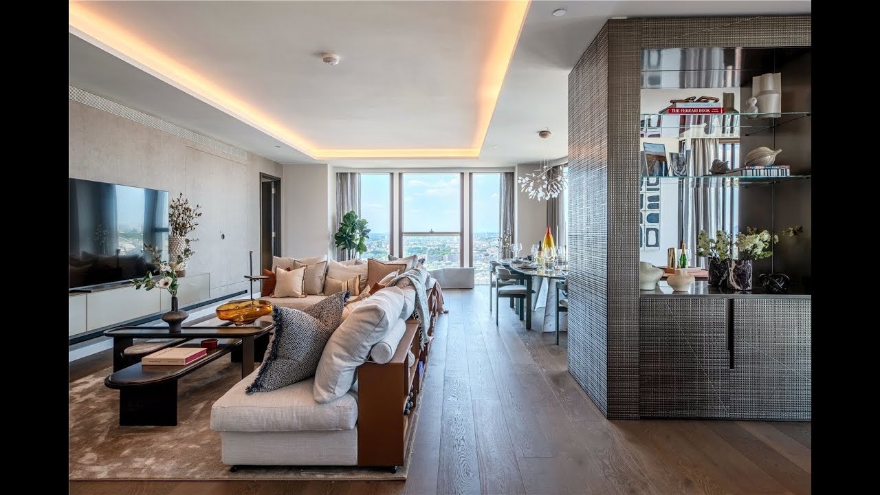 Inside a £6,950,000 Sky-High Apartment with Panoramic Thames Views