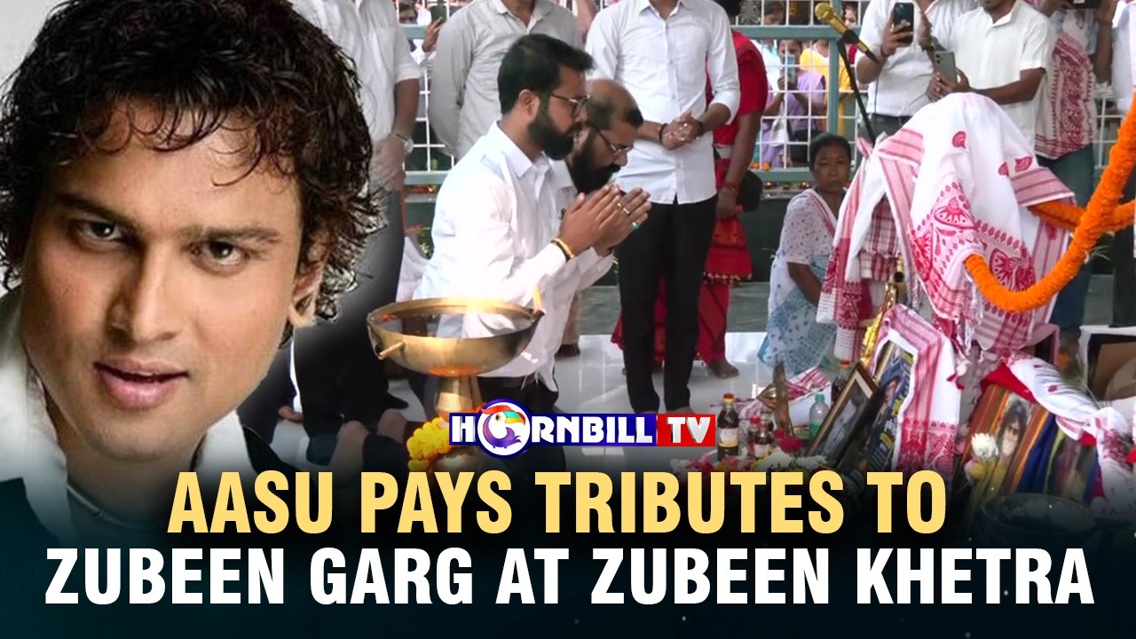 AASU PAYS TRIBUTES TO ZUBEEN GARG AT ZUBEEN KHETRA