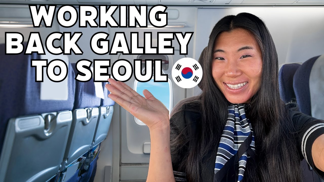 WORKING BACK GALLEY TO SEOUL! // international flight attendant life