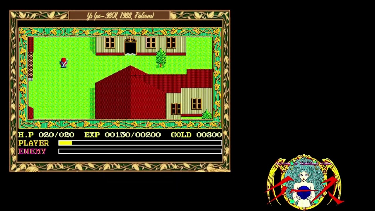 [고전게임 플레이] Ys1 이스1 (PC-9801판) 플레이 - 1 (오프닝~신전입구)