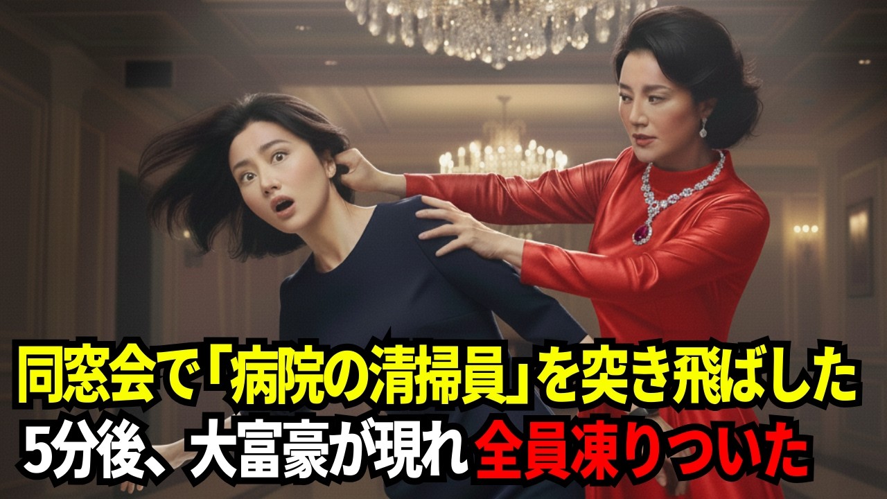 【衝撃】同窓会でボロ雑巾にされた私。実は年商1000億の妻＆天才外科医でしたｗ