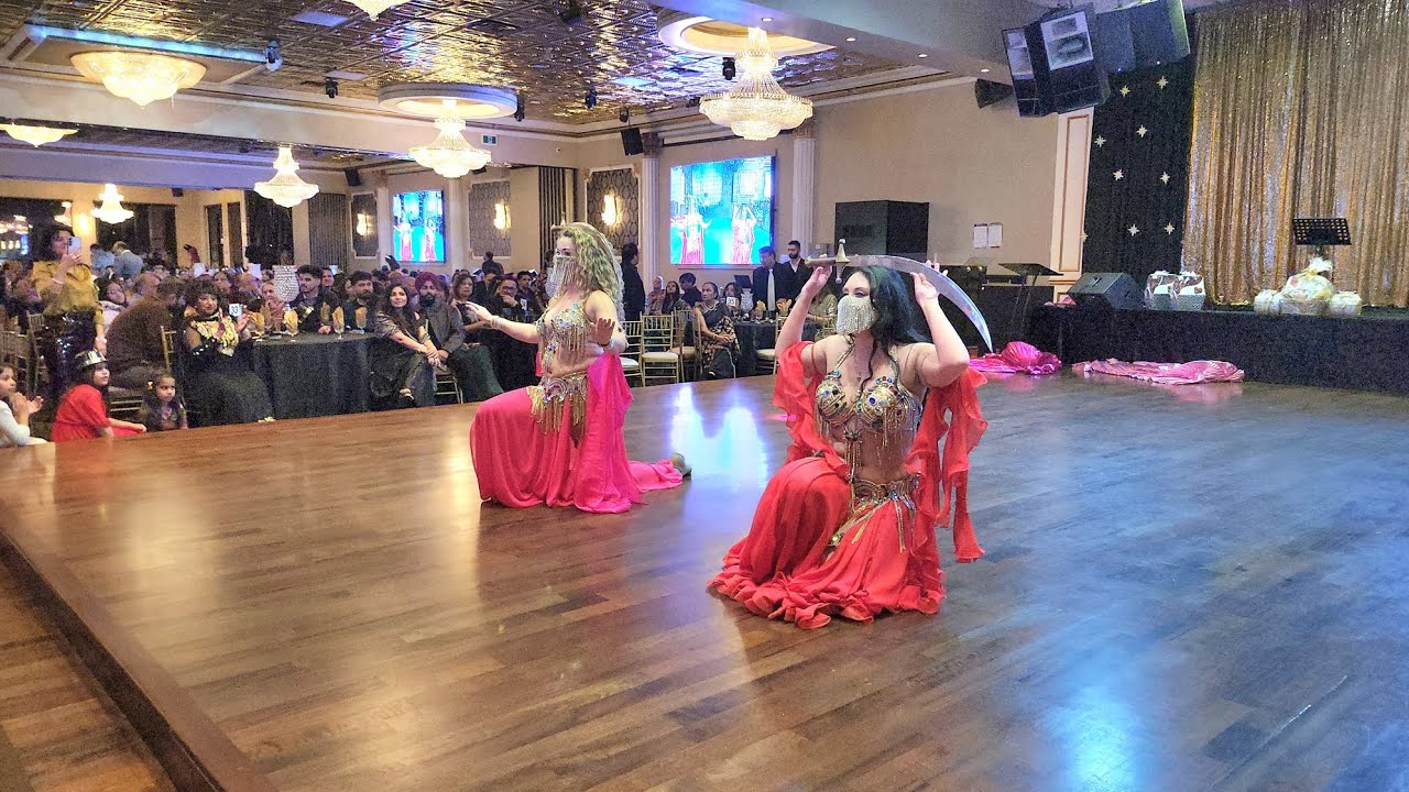 Amazing new year belly dancing party at Fraserview Banquet. الرقص الشرقي يوم رأس السنة 