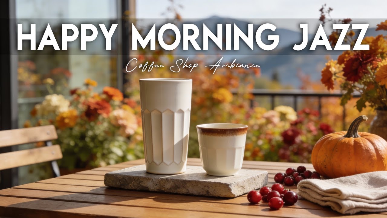 Happy Morning Jazz ☕🍃 Positive Bossa Nova Instrumental and Relaxing Jazz Cafe Music for Studying