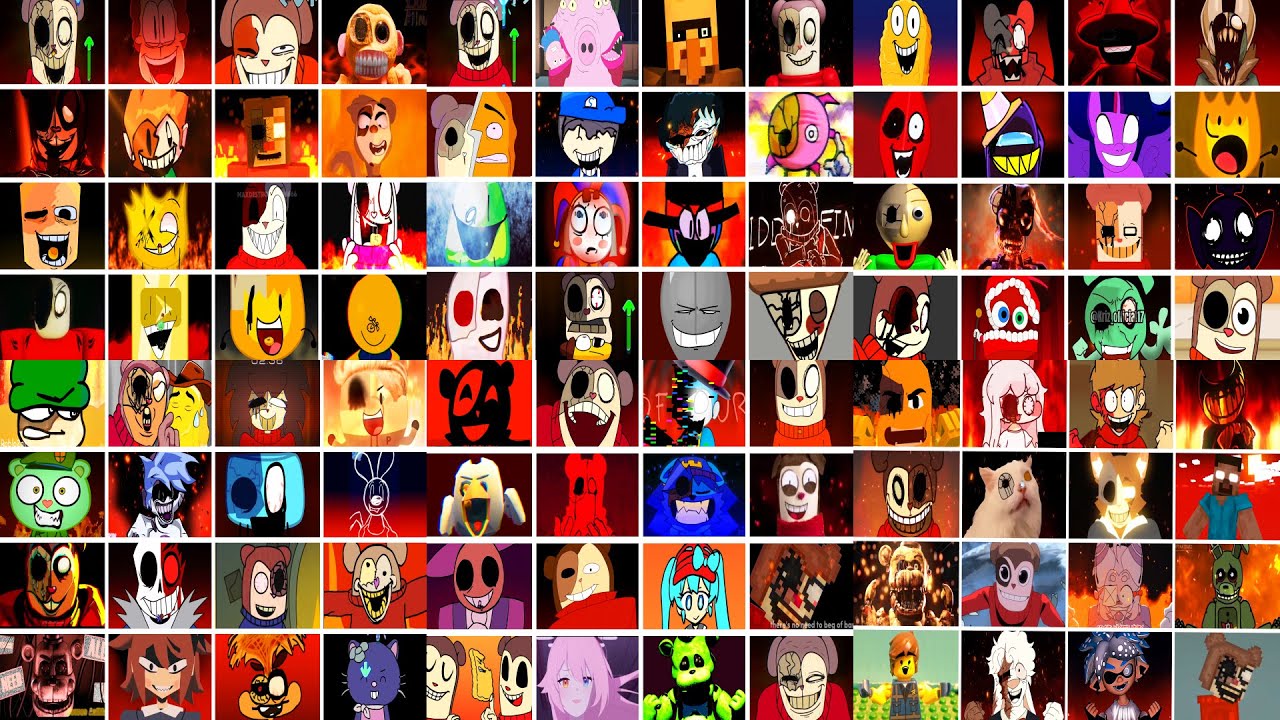 FNF TWIDDLEFINGER ALL MULTIVERSES (All Animations // V1-V6 Full Version)