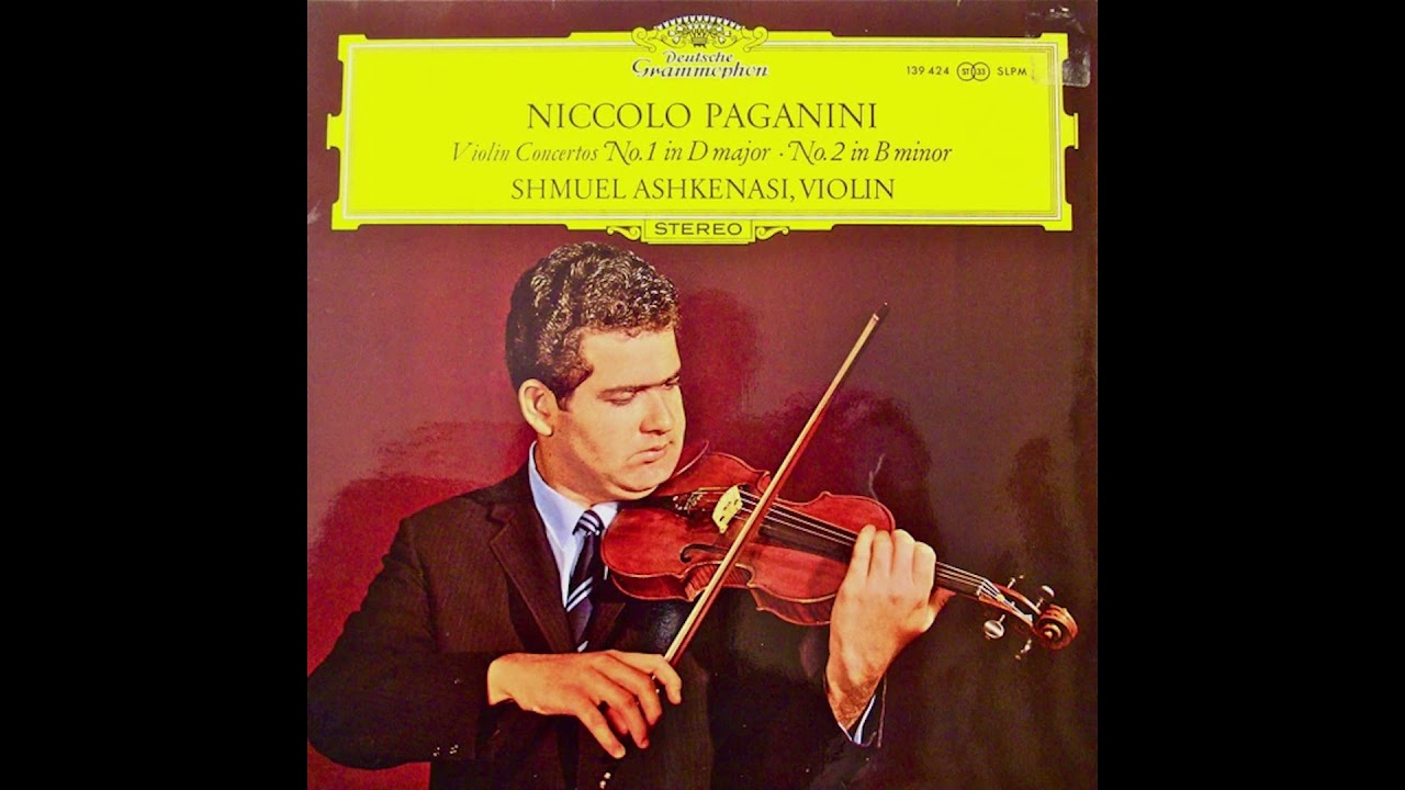 Nicolo Paganini  - Violin Concerto no  2, op  7 (1969, Shmuel Ashkenasi, Vienna Symph  Orch  Esser)