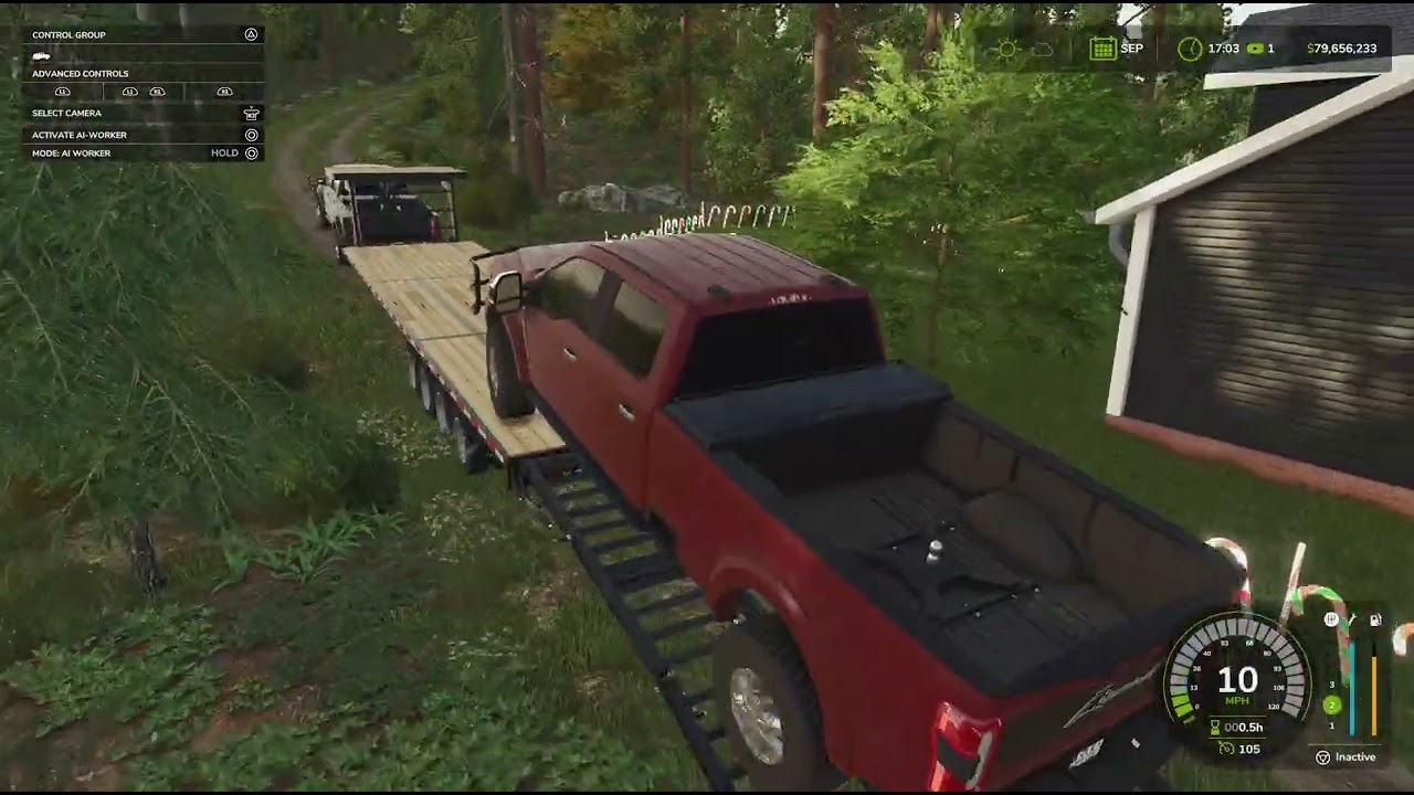 Taking my broke down truck to my shop