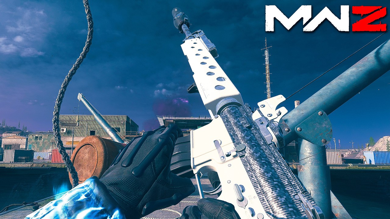 RED ZONE SOLO and DARK AETHER w/ M16 JAK PATRIOT - MW3 ZOMBIES Gameplay 4K (No Commentary)