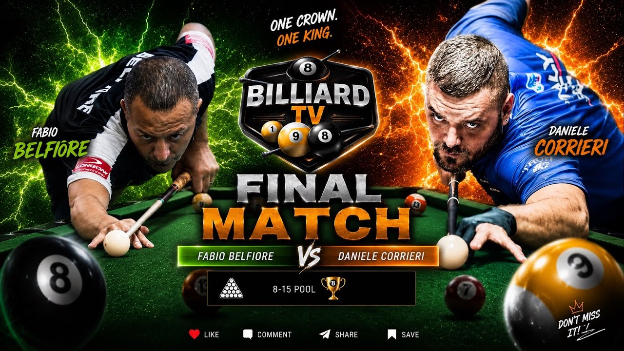 BELFIORE FABIO VS CORRIERI DANIELE Finale Campionato Regionale BILLIARD TV