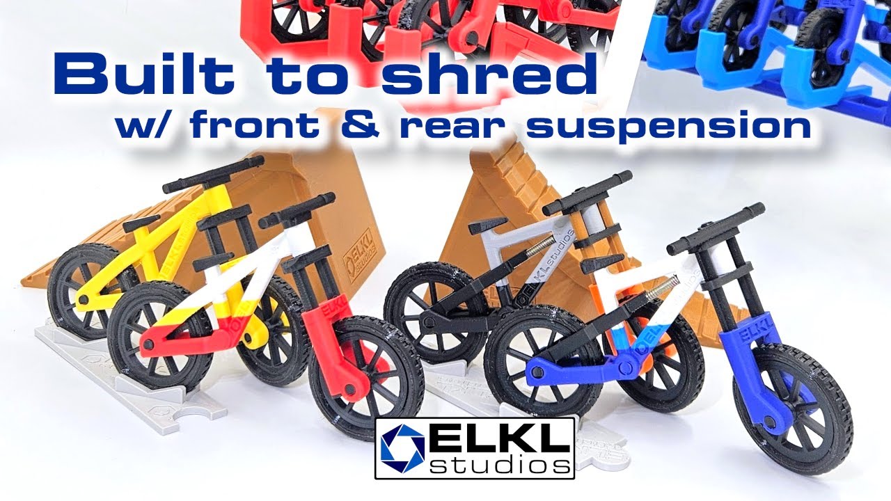 Built to shred: hardtail & downhill finger bikes by ELKL Studios