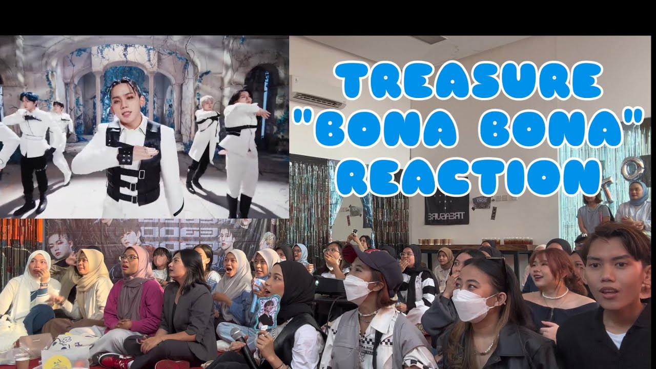 REACTION | TREASURE - BONA BONA MV bareng TREASURE MAKER INDONESIA
