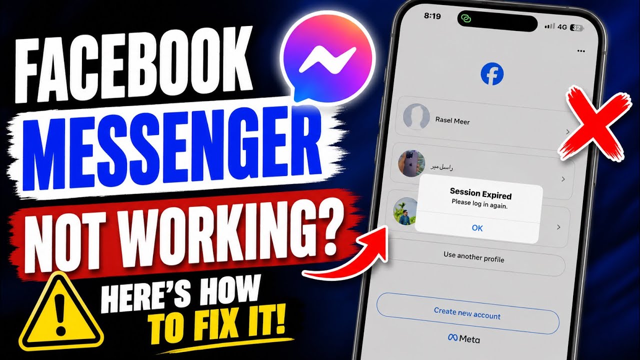 Facebook Not Working Today 2026? How to fix Facebook messenger not working
