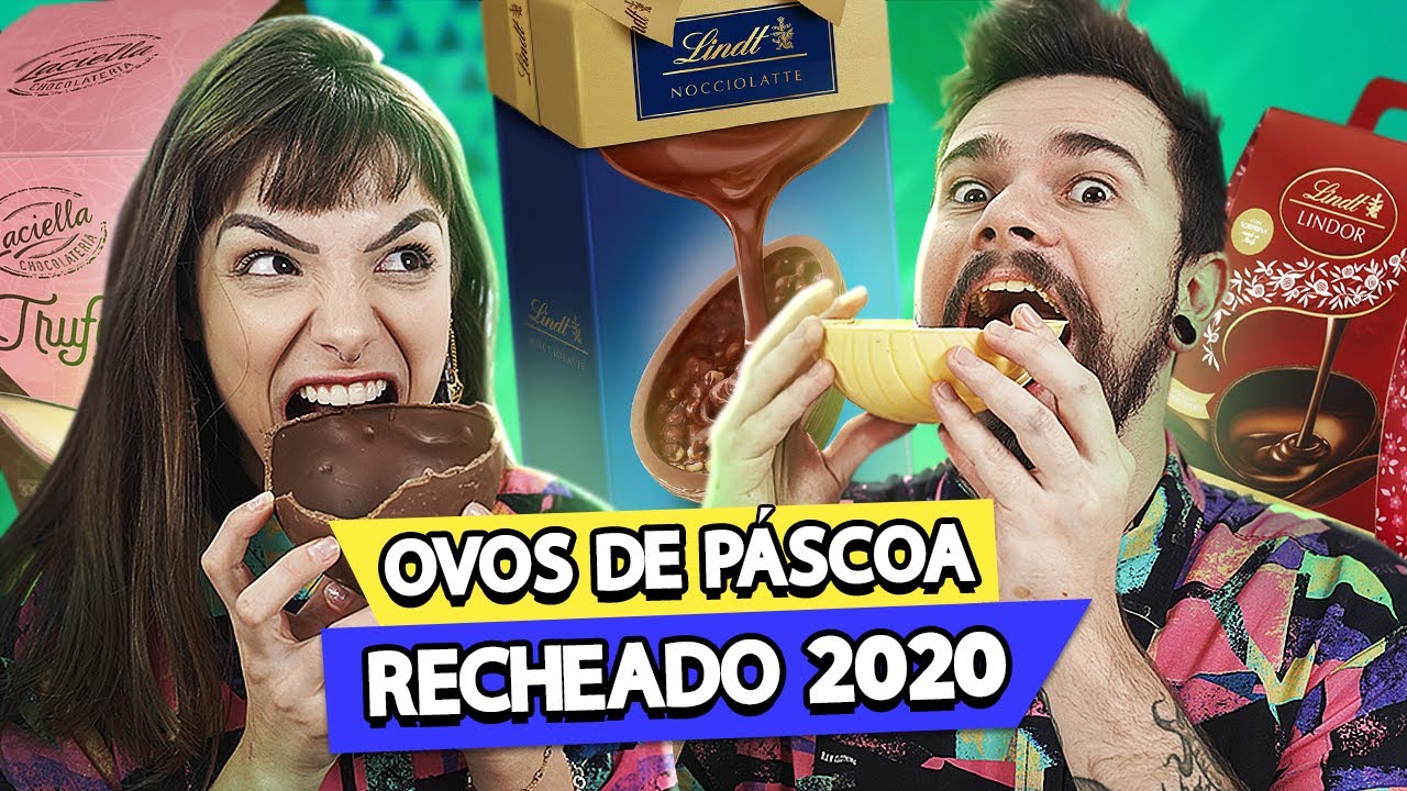 PROVANDO os MELHORES OVOS RECHEADOS de PÁSCOA! LINDT, CACAU SHOW