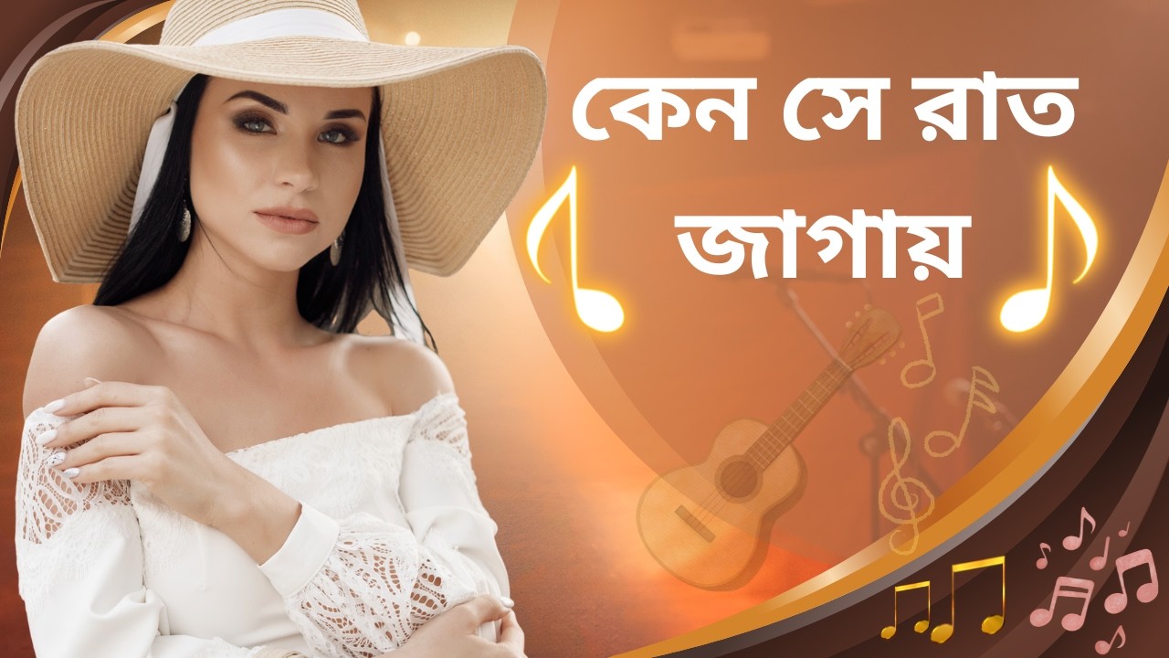 কেন সে রাত জাগায়  Original lyrics by Debasish Bose ( Bulbul ) Natun Gaan 365