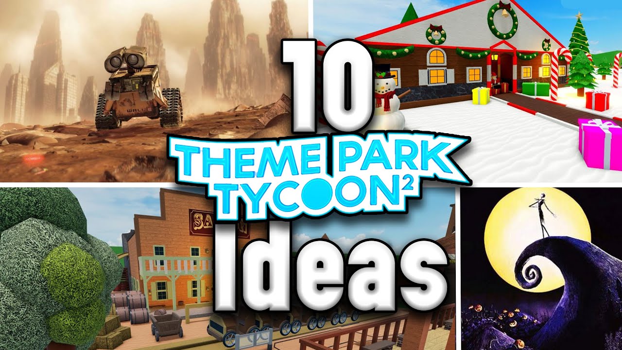 10 ИДЕЙ для НАЧИНАЮЩИХ | Theme Park Tycoon 2