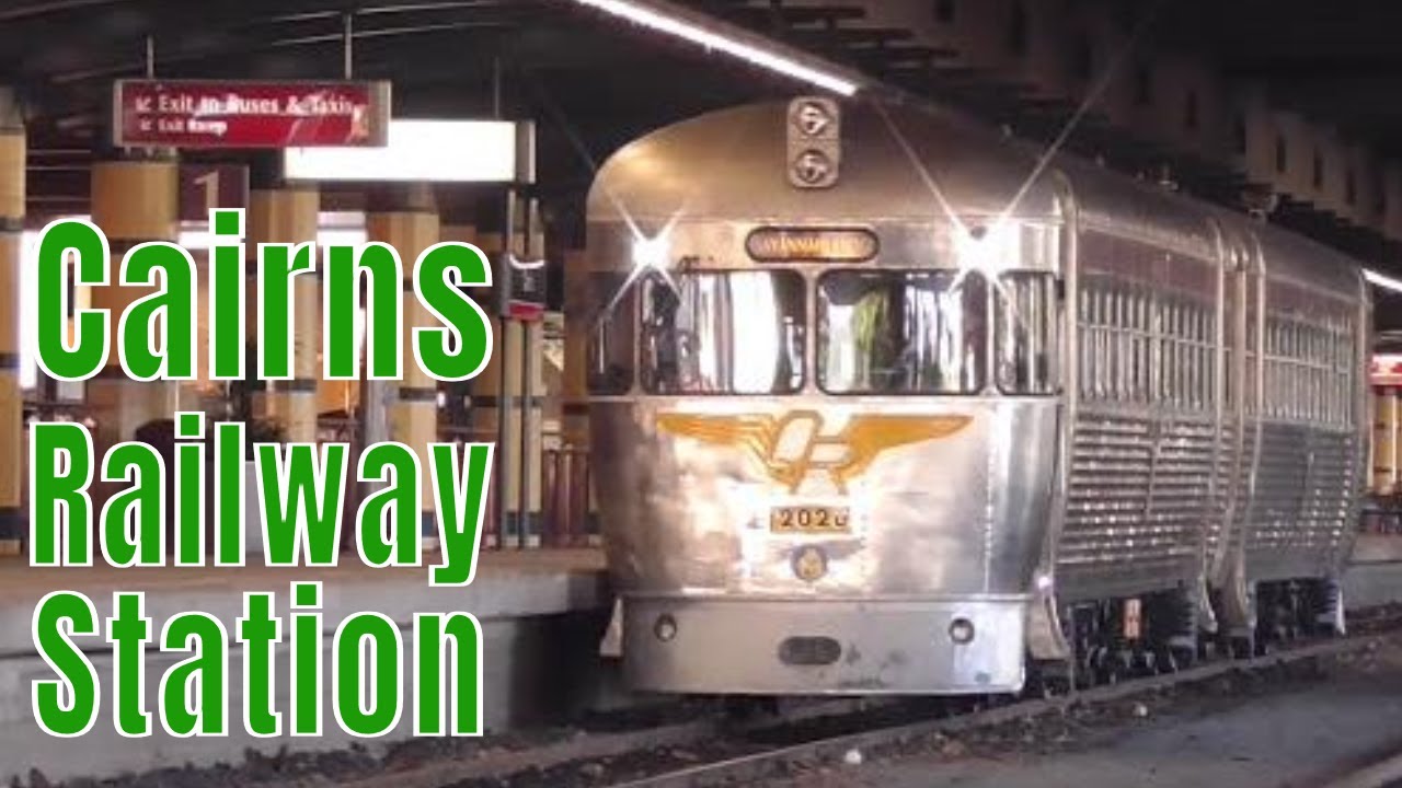 Cairns Train Station Queensland Australia - Savannahlander & QR Kuranda Scenic KSR @kartwheelkarl